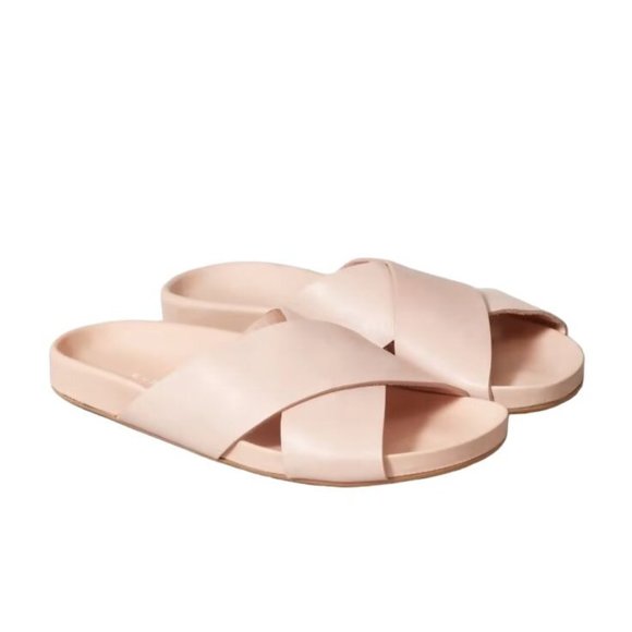 Everlane Shoes - Everlane The Form Crossover Sandals in Pale Rose 9 New Womens Slides Slip ons